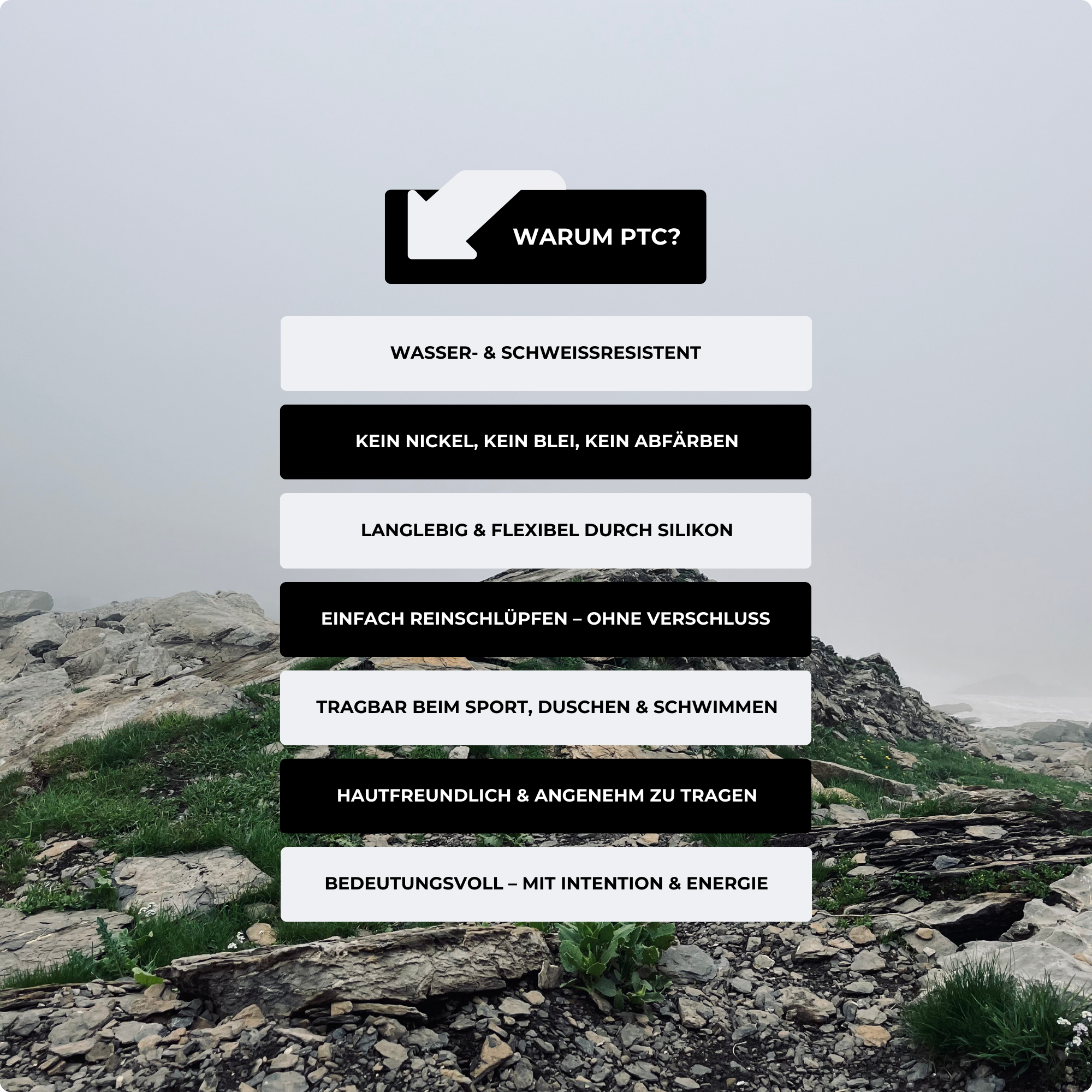 Edelstein Armband aus echtem Amethyst – geschützt in Silikon, einfach zum Hineinschlüpfen | inkl. Affirmationskarte