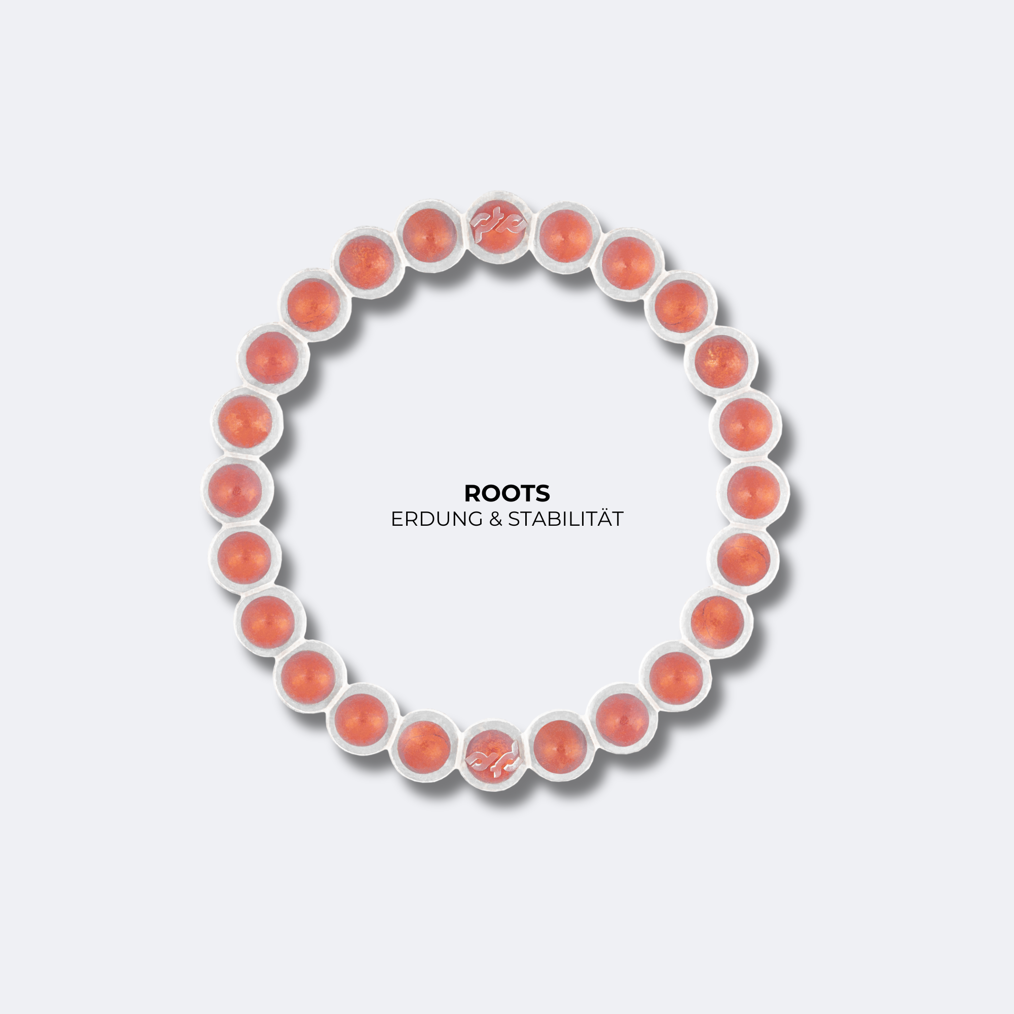 Edelstein Armband aus echtem Roten Jaspis – geschützt in Silikon, einfach zum Hineinschlüpfen | inkl. Affirmationskarte