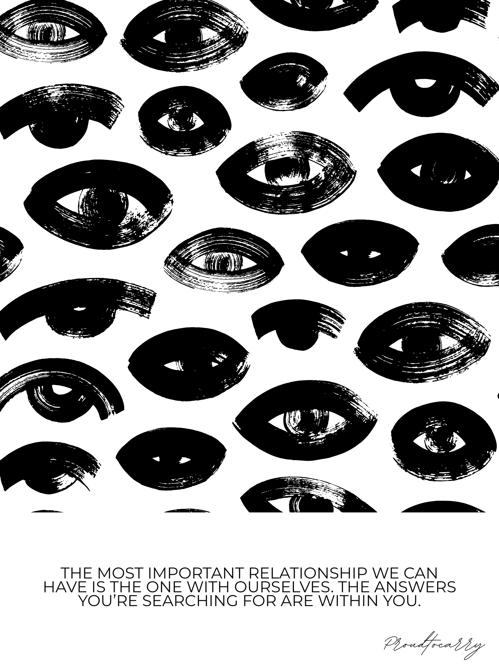 Hochwertiges Posterdesign auf Acrylglas - The most important relationship